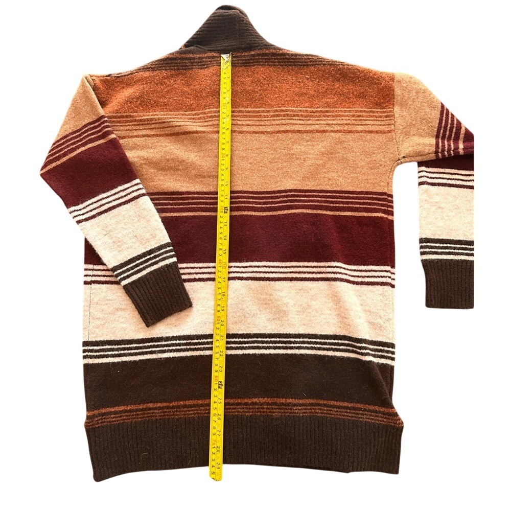 89th & Madison Cardigan Women Medium Multi-Color New Striped Open Front Sweater - Picture 4 of 5